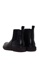 Male Black Thick-Soled Leather Chelsea Boots | Derimod Male Black Thick-Soled Leather Chelsea Boots | Derimod