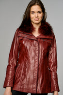 Emily Kadın Deri Ceket | Derimod Emily Kadın Deri Ceket | Derimod