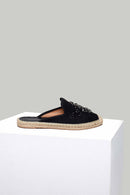 Kadın Boncuklu Espadril Terlik | Derimod Kadın Boncuklu Espadril Terlik | Derimod