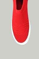 Kırmızı Kumaş Kadın Ayakkabı | Derimod Kırmızı Kumaş Kadın Ayakkabı | Derimod