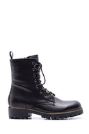 Women's Lace-up Leather Boots | Derimod Women's Lace-up Leather Boots | Derimod