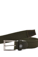 Men's Green Braided Leather Belt | Derimod Men's Green Braided Leather Belt | Derimod