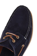 Erkek Lacivert Süet Deri Casual Ayakkabı | Derimod Erkek Lacivert Süet Deri Casual Ayakkabı | Derimod