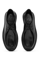 Men's Black Lace-up Leather Casual Shoes | Derimod Men's Black Lace-up Leather Casual Shoes | Derimod