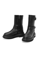 Harley Davidson Kadın Siyah Sahara Fermuarlı Deri Bot | Derimod Harley Davidson Kadın Siyah Sahara Fermuarlı Deri Bot | Derimod