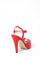 Kadın Platform Topuklu Ayakkabı | Derimod Kadın Platform Topuklu Ayakkabı | Derimod