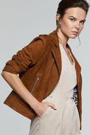 Layla Kadın Süet Deri Ceket | Derimod Layla Kadın Süet Deri Ceket | Derimod