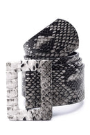 Women's Crocodile Patterned Belt | Derimod Women's Crocodile Patterned Belt | Derimod