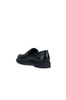 Geox Men's Black Spherica EC1 Leather Masculine Loafer | Derimod Geox Men's Black Spherica EC1 Leather Masculine Loafer | Derimod