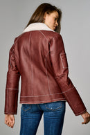 Amanda Kadın Deri Ceket | Derimod Amanda Kadın Deri Ceket | Derimod