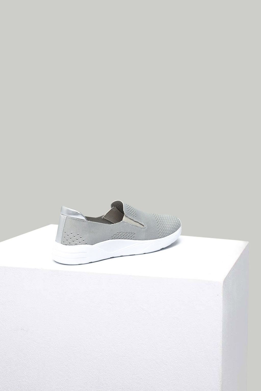 Gümüş Kumaş Kadın Sneaker