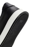 Men's Black Lace-up Leather Sneaker | Derimod Men's Black Lace-up Leather Sneaker | Derimod