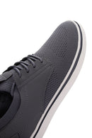 Derimod Zero Men's Gray Lace-Up Sneaker | Derimod Derimod Zero Men's Gray Lace-Up Sneaker | Derimod