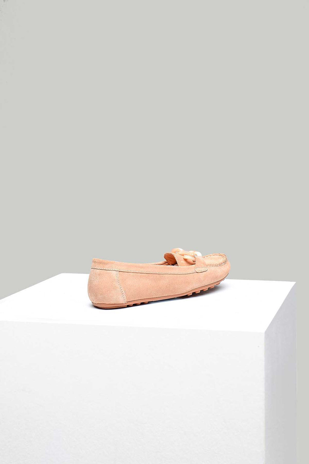 Pudra Kadın Süet Loafer