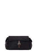 Woman Black Fabric Crossbody Bag | Derimod Woman Black Fabric Crossbody Bag | Derimod