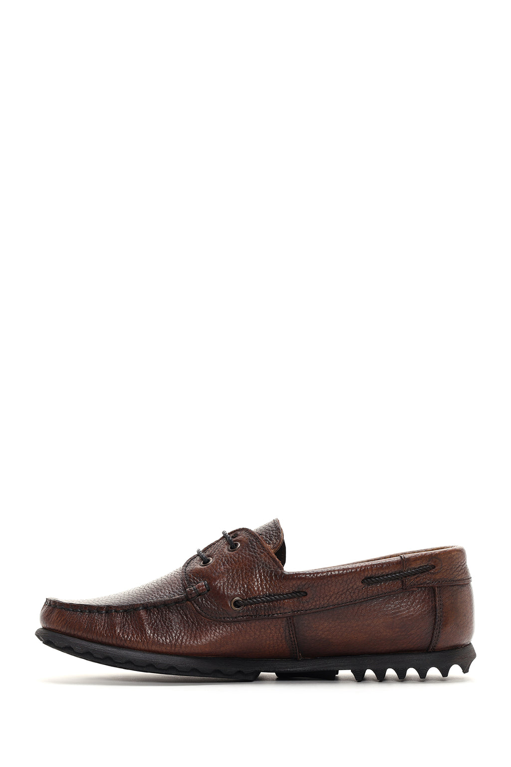 Erkek Kahverengi Deri Casual Loafer