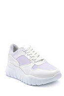 Kadın Gümüş Detaylı Sneaker | Derimod Kadın Gümüş Detaylı Sneaker | Derimod