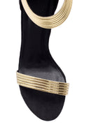 Kadın Gold Detaylı Topuklu Ayakkabı | Derimod Kadın Gold Detaylı Topuklu Ayakkabı | Derimod