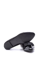 Women's Patent Leather Detailed Ballerinas | Derimod Women's Patent Leather Detailed Ballerinas | Derimod