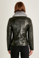 Clara Kadın Deri Ceket | Derimod Clara Kadın Deri Ceket | Derimod