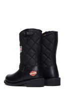Women's Harley Davidson Laconia 644 Leather Boots | Derimod Women's Harley Davidson Laconia 644 Leather Boots | Derimod