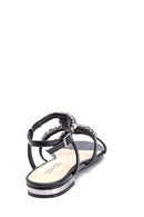 Kadın Taş Detaylı Casual Sandalet | Derimod Kadın Taş Detaylı Casual Sandalet | Derimod