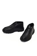Men's Black Lace-Up Leather Casual Boot | Derimod Men's Black Lace-Up Leather Casual Boot | Derimod