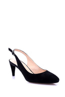 Women's Suede Heeled Shoes | Derimod Women's Suede Heeled Shoes | Derimod