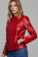Lucky Kadın Deri Ceket | Derimod Lucky Kadın Deri Ceket | Derimod