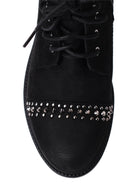 Women's Suede Studded Detailed Boots | Derimod Women's Suede Studded Detailed Boots | Derimod