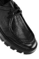 Men's Black Lace-up Leather Casual Shoes | Derimod Men's Black Lace-up Leather Casual Shoes | Derimod