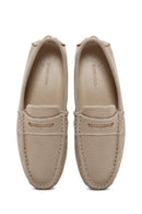 Men's Beige Fabric Loafer | Derimod Men's Beige Fabric Loafer | Derimod