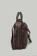 Brown Men's Leather Briefcase | Derimod Brown Men's Leather Briefcase | Derimod