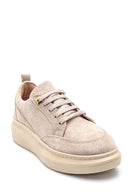 Women's Leather Suede Sneaker | Derimod Women's Leather Suede Sneaker | Derimod