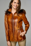 Cuba Kadın Deri Ceket | Derimod Cuba Kadın Deri Ceket | Derimod