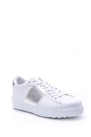 Kadın Gümüş Detaylı Sneaker | Derimod Kadın Gümüş Detaylı Sneaker | Derimod