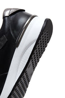Kadın Siyah Deri Sneaker | Derimod Kadın Siyah Deri Sneaker | Derimod