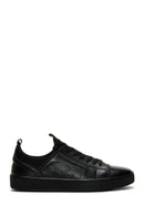 Men's Black Lace-up Leather Sneaker | Derimod Men's Black Lace-up Leather Sneaker | Derimod