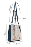 Women's Multicolored Long Strap Printed Shoulder Bag | Derimod Women's Multicolored Long Strap Printed Shoulder Bag | Derimod