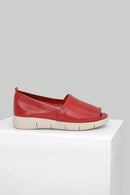 Dolgu Topuklu Kadın Deri Ayakkabı | Derimod Dolgu Topuklu Kadın Deri Ayakkabı | Derimod