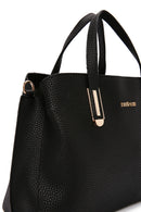 Women's Black Long Strap Shoulder Bag | Derimod Women's Black Long Strap Shoulder Bag | Derimod