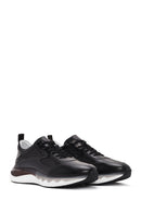 Men's Black Lace-up Leather Sneaker | Derimod Men's Black Lace-up Leather Sneaker | Derimod