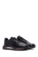 Men's Black Leather Sneaker | Derimod Men's Black Leather Sneaker | Derimod