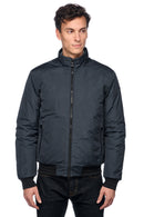 Geox Men's Navy Blue M Vincit Zippered Jacket | Derimod Geox Men's Navy Blue M Vincit Zippered Jacket | Derimod