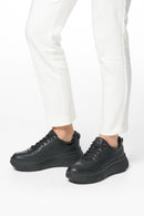 Geox Kadın Siyah Nebula 2.0 X Kalın Taban Sneaker | Derimod Geox Kadın Siyah Nebula 2.0 X Kalın Taban Sneaker | Derimod