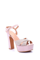 Women's Suede Platform Heeled Shoes | Derimod Women's Suede Platform Heeled Shoes | Derimod
