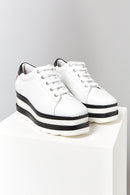 High-Sole Women's Leather Sports Shoes | Derimod High-Sole Women's Leather Sports Shoes | Derimod
