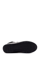 Women's Black Strappy Leather Comfort Boots | Derimod Women's Black Strappy Leather Comfort Boots | Derimod