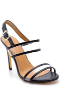 Women's Transparent Strappy Heeled Sandals | Derimod Women's Transparent Strappy Heeled Sandals | Derimod
