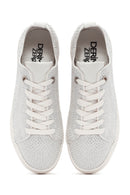 Derimod Zero Women's White Stone Sneaker | Derimod Derimod Zero Women's White Stone Sneaker | Derimod